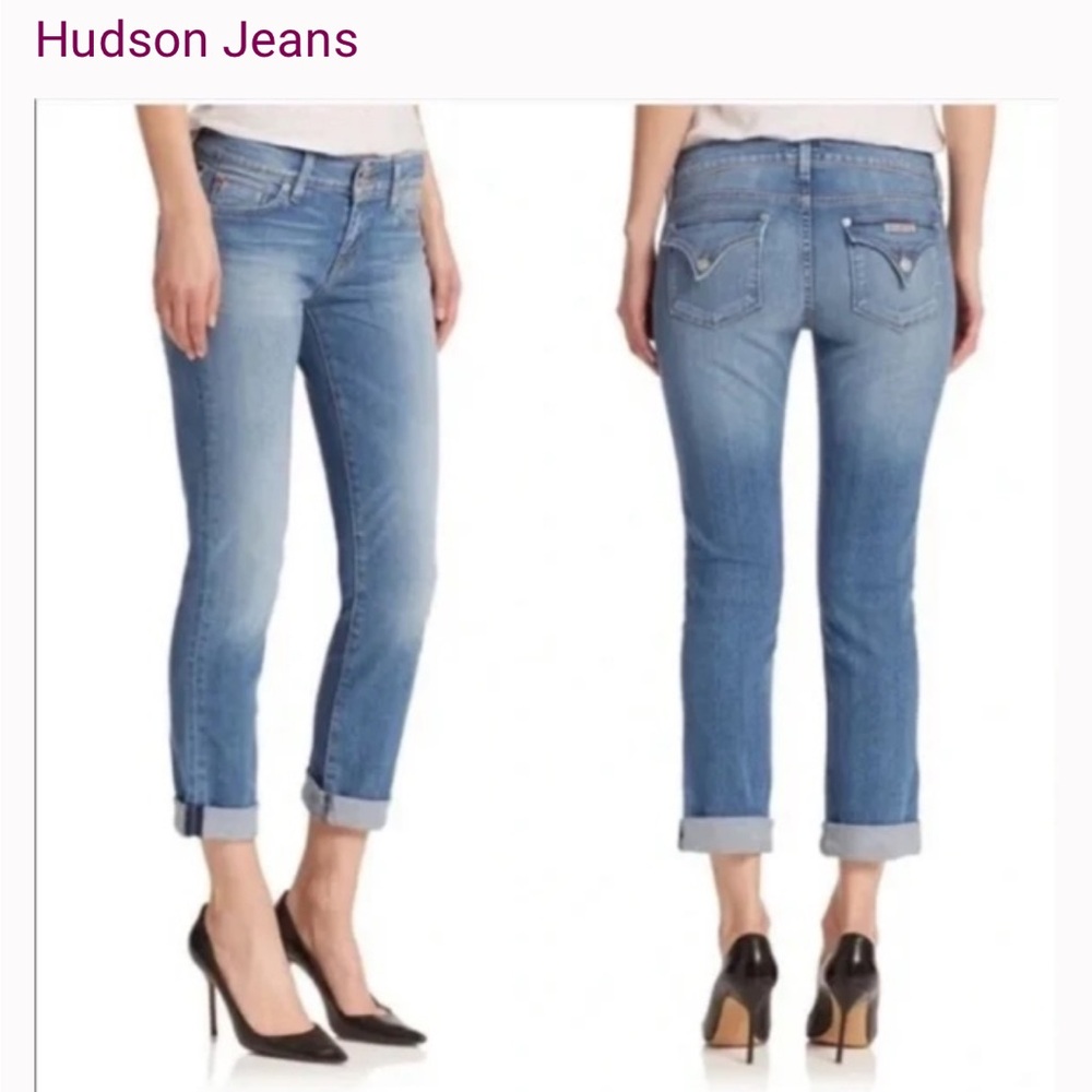 Hudson Ginny straight cuff Jeans